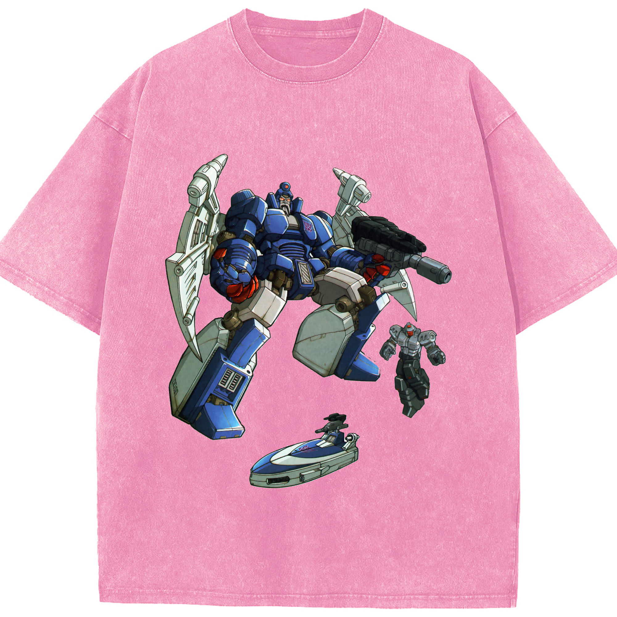 （画像用）  綿100% ヴィンテージ風 半袖Tシャツ（フロントプリント）